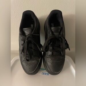 Puma Black Low-Top Lace-Up Sneakers
